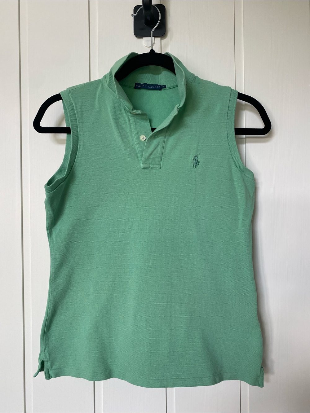 Ralph Lauren Sleeveless Polo in Mint